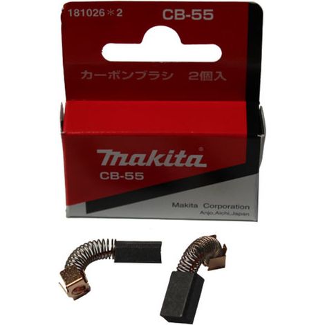 MAKITA Balais de charbon d'origine 181026-2 CB-55
