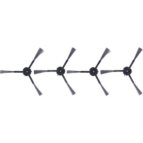 4 Brosses Latérales pour Balai Robot ABS Résistantes Adaptables Efficaces Compatibles ROIDMI EVE Plus (1/5)