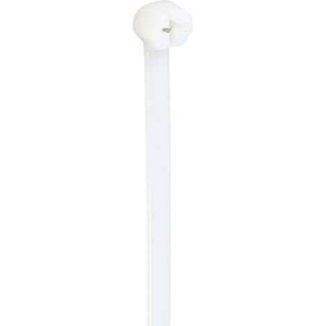 TRU COMPONENTS TC-12814180 Fascetta per cavi 370 mm 7 mm Naturale con linguetta metallica, stabilità chimica 100 pz. (1/2)