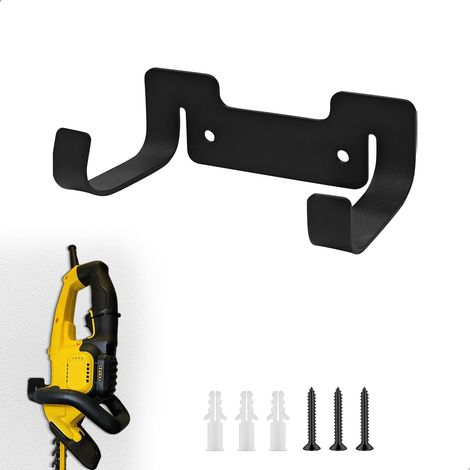 Support Mural pour Outils Électriques, Support Mural Pour Perceuse étagère Pour Tronçonneuses, Coupe-Bordures Outils éLectriques, Étagère de Rangement, Organisateur pour Garage, Atelier Automobile (1/5)