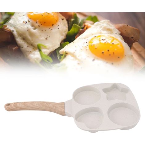 Poêle à œufs caramélisés avec fond épais et profond, fond plat, compatible avec les plaques à induction, mini poêle à œufs (1/5)