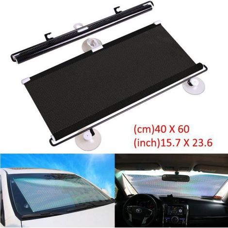 Pare-soleil Pare soleil rétractable automatique pour voiture rideau télescopique pour fenêtre latérale - Type Black Mul PARE-SOLEIL (1/3)
