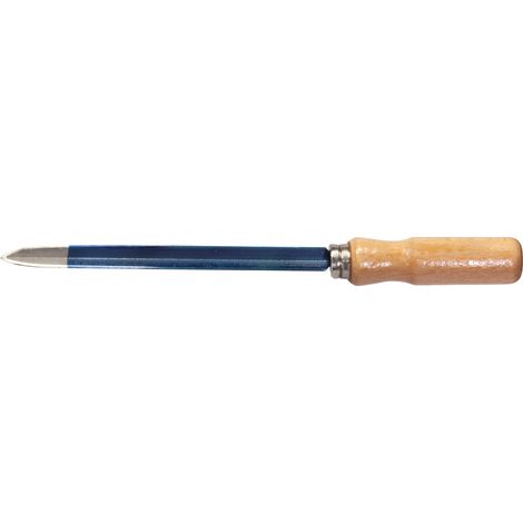 SW-Stahl 94200L Dreikant-Hohlschaber 325mm I geschmiedet mit Holzheft