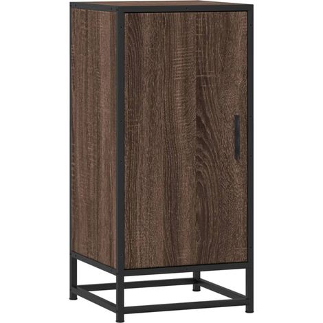 Maison Exclusive - Credenza Rovere Marrone 35,5x35x76 cm in Truciolato e Metallo