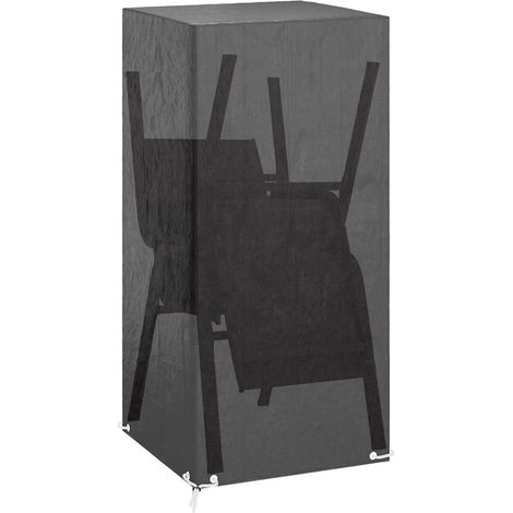 Maison Exclusive - Copri Sedia da Giardino 8 Occhielli 75x70x140 cm Polietilene
