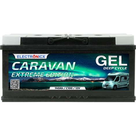 Electronicx Caravan EXTREME Edition Gel Batterie 140 AH 12V Wohnmobil Boot Versorgung (1/5)