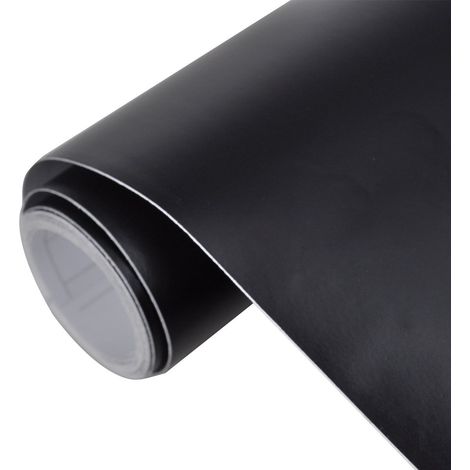 Pellicola adesiva nero opaco per car wrapping e tuning auto e moto. Antigraffio Misura - 152cm x 50cm