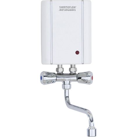 Scaldacqua istantaneo Elex 3,5 kW Mini rubinetto elettronico Bassa pressione Thermoflow (1/5)