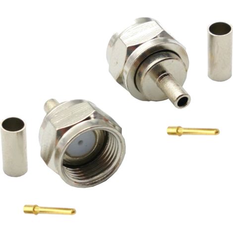 F-Stecker für RG174-Kabel (1/2)
