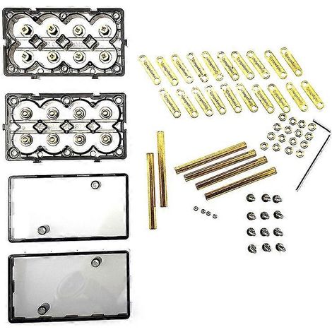 Anschlusskasten für Heimwerkerwerkzeuge, Batteriehalter für 12V-, 24V- und 48V-Stromspeichersets, kompatibel mit 21700-8-Hochstrombatterien (1/5)
