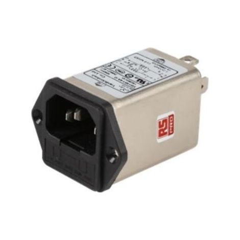 Filtre secteur RS PRO, 4A max, 2 phases, 250 V c.a. max, Montage à visser
