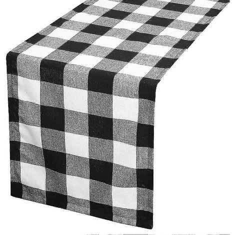 Chemin de table 13 x 70 pouces, idéal pour les dîners, les fêtes, Noël et la décoration intérieure. (1/5)