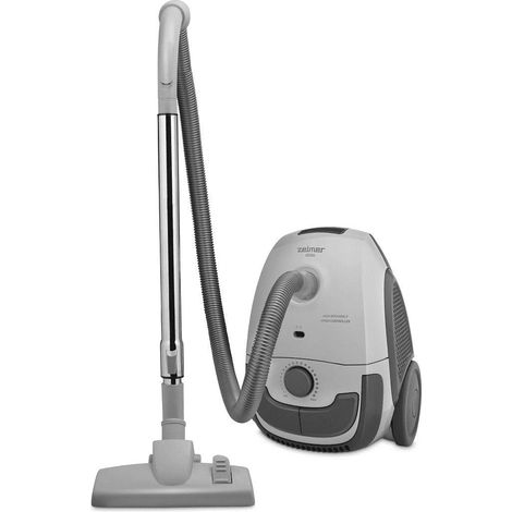 Zelmer ZVC221, Cylinder Vacuum, Material del Tubo: Metal Ruedas: Plastic, Gris, 800 W, 2 Liters (1/4)