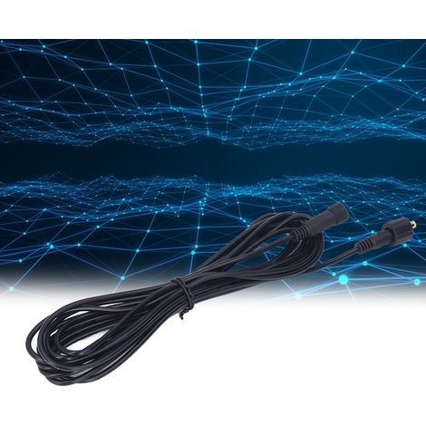 Câble d'extension universel 12 V/24 V de 5 mètres pour appareil photo, câble d'extension pour pompe à eau/lampe solaire CC, câble d'extension CC 5,5 x 2,1 mm (1/5)