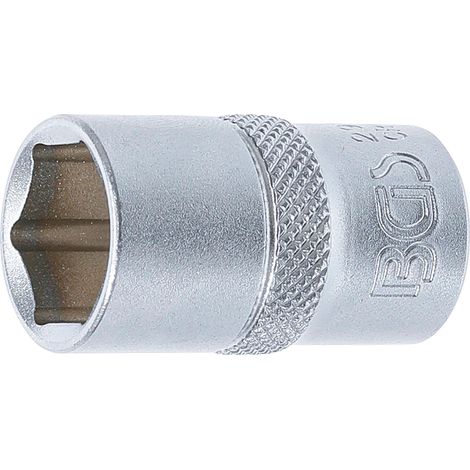 BGS Steckschlüssel-Einsatz Sechskant Antrieb Innenvierkant 12,5 mm (1/2") SW 16 mm - 2916 (1/3)