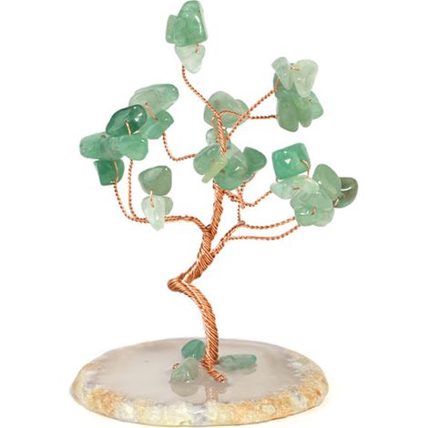 Feng Shui Dekoration Edelstein Lebensbaum Roségold Drahtumwicklung (1/4)