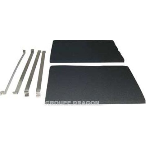 Set 2 Filtri carbone (con aste per fissaggio) - Cappa aspirante - SAUTER - 62114