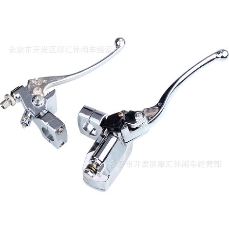Électroplacage de 25 mm adapté au levier d'embrayage gauche, au cylindre supérieur de frein et au maître-cylindre des Honda CB400SF, Yamaha et Suzuki. (1/4)