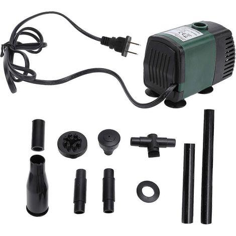 Kleine, tauchfähige Springbrunnenpumpe für den Außenbereich, Schutzart IP68, 7 W, 500 l/h, für Aquarien, Fischbecken und Teiche