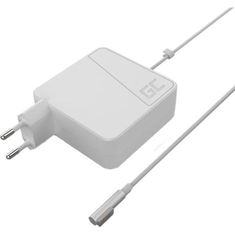 Green Cell MacBook Ladegerät 60 W, Magsafe L-Anschluss - Weiß
