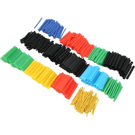 Lot de 530 gaines thermorétractables isolantes et de protection de couleur (1/5)