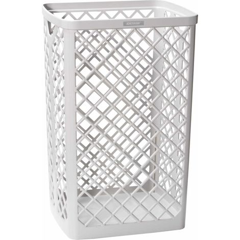 Katrin Abfallbehälter – durchbrochen, 40 l, weiß (1/4)