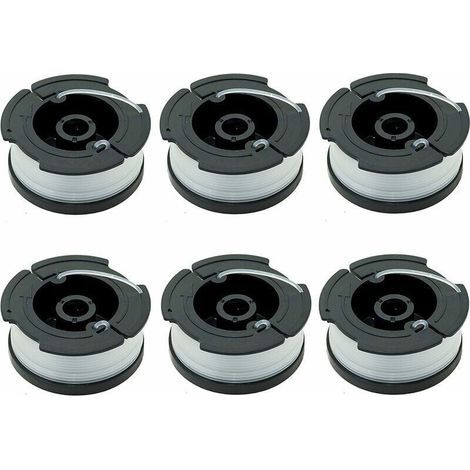 6er-Packung A6481 A6485 Spulen für Black & Decker Rasentrimmer - LIAIKI