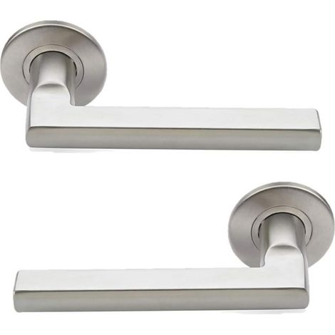 Poignée de porte tubulaire creuse en acier inoxydable 304 brossé — Adaptée aux meubles et placards (1/4)