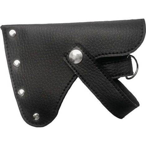 Tasche f.Campingbeil Leder schwarz WAGNUM (1/2)
