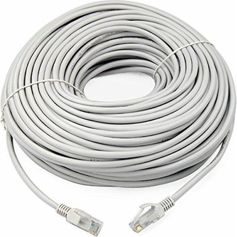 CÂBLE RÉSEAU LAN KO27 ETHERNET RJ45 CAT5E 15M PAIRE TORSADÉE CÂBLE INTERNET (1/5)