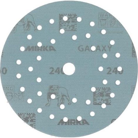 Mirka disque abrasif GALAXY Grip Multifit ( 4000845330 ) 125 mm grain 240 céramique/corindon nombre de trous 72 50 pièces