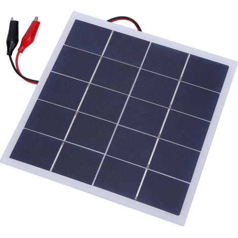 4W 5V silicium polycristallin bricolage utilisant panneau solaire léger facile à transporter 172x175x2MM4W. (1/5)