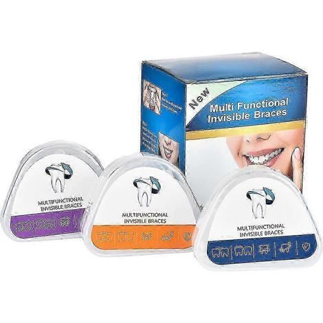 Zahnspange zur Begradigung der Zähne, 3-stufiges Zahnspangen-Set für Erwachsene, KTS (1/5)