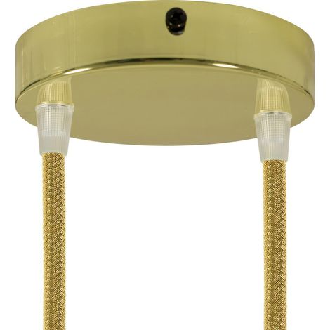 Kit rosone cilindrico in metallo a 2 fori  Conico - Ottone - Matter ON/OFF