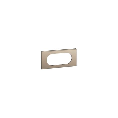 Placa de acabado Legrand cp2108 corrección de pared níquel satinado