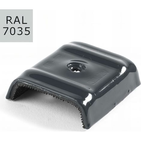 Cavalier bac acier SCELL-IT Type E1- Gris clair RAL7035 - Sachet de 100 - CAV-TE1-7035