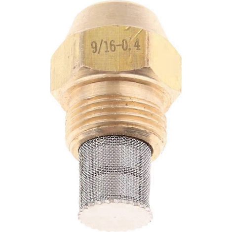 Buse de pulvérisation pour brûleur à mazout, filetage extérieur 9/16", compatible avec les chaudières, diamètre 0,2 mm-0.4mm (1/5)