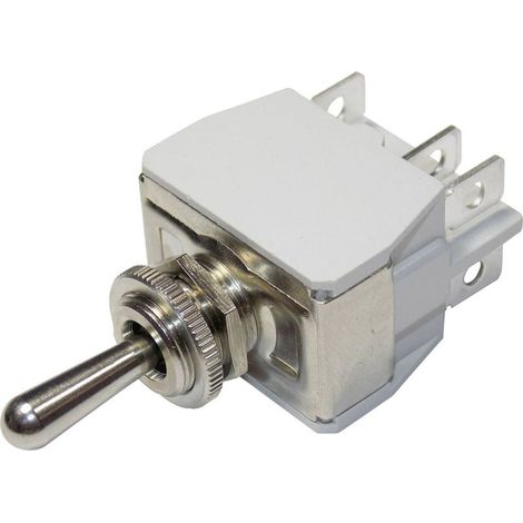 Interrupteur à levier 2 x On/Off/On APEM 649H/2 250 V/AC 10 A permanent/0/permanent 1 pc(s) (1/4)