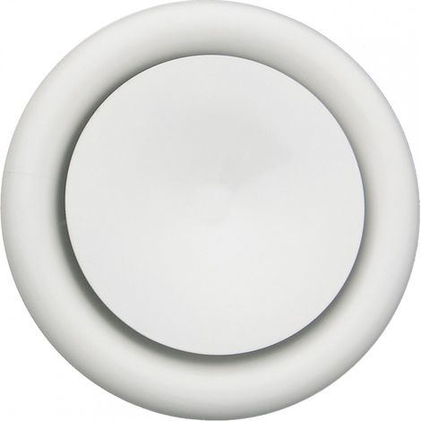 bouche insufflation - en métal - diamètre 125 mm - unelvent 850264