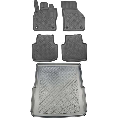 Skoda SuperB iV Kombi a partir de 2020 SET - Alfombrillas para coche + alfombrilla para maletero