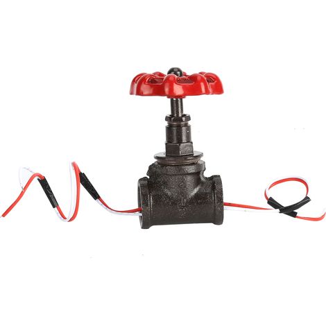 Lichtschalter im Retro-Steampunk-Stil für Rohrlampe, G1/2-Absperrventil mit Kabel, Vintage-Industriebeleuchtung