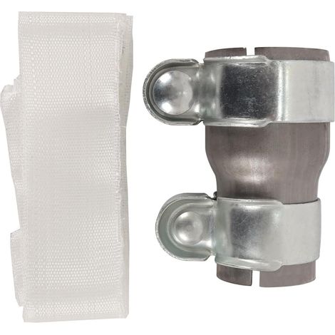 Collier de serrage pour tuyau d'échappement, réducteur 45 mm à 55 mm, en acier inoxydable. (1/5)