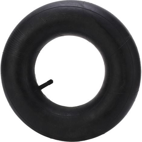 Chambre à air 5.00-6, valve droite, caoutchouc robuste, pour tondeuse à gazon et karting (1/5)