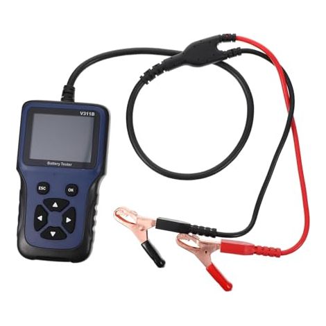 Testeur de Batterie pour Voiture avec Analyseur Système Charge Impression Intégrée et Affichage Polyvalent Outil Diagnostics Auto - (1/5)