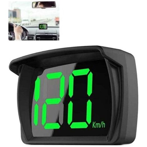 Compteur de Vitesse Intelligent GPS ,Voiture HUD Headup Display KM/H  avec LED Grand Affichage de Police pour Voiture Camion SUV Moto