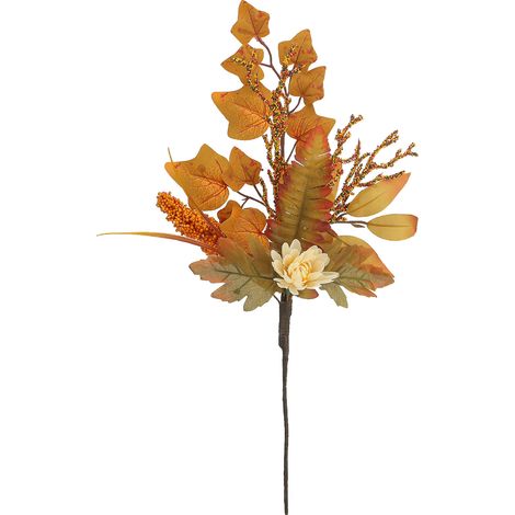 (3 Stück pro Packung) (Siehe Foto) (Mindestbestellmenge: 20 Stück) Künstlicher Blumenstrauß für Herbst- und Erntedankdekoration – 40 cm langer roter Zweig (1/5)
