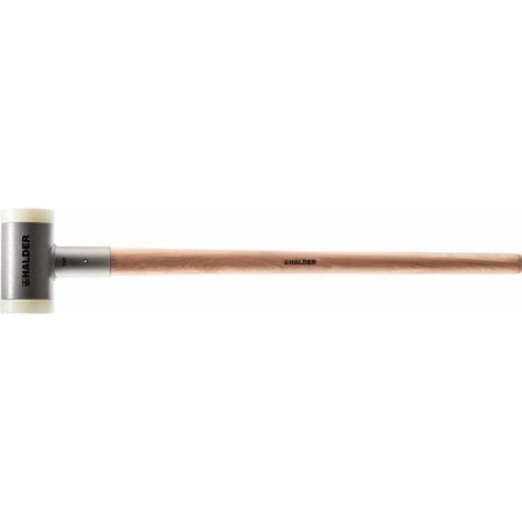 Mazza senza rimbalzo, con impugnatura, laccata, in Hickory antivibrazioni, ergonomica - D=100 mm / Peso=5000 g - 3366.0S5