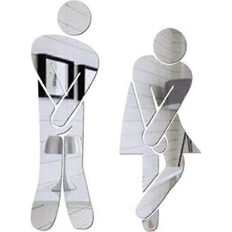 Ensemble de miroirs et de panneaux décoratifs amusants représentant des jambes croisées, idéal pour la maison, le bureau et le travail. Modèle amovible et tendance pour homme et femme. (1/5)