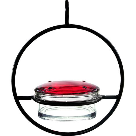 Belle mangeoire circulaire suspendue pour colibris, extérieur, colibri, 1 pièce (1/5)