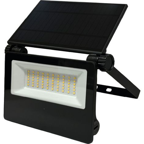 Kumira LED-Solarprojektor mit Sensor 15W 6500K IP65 Schwarz (1/3)